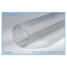 Flexible PVC +Steel Wire Reinforcement Hose for Water Supply and Drain of Various Equipment